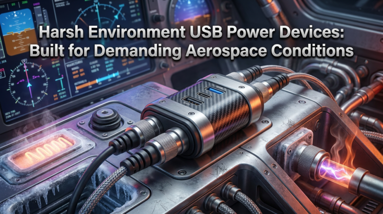 Harsh Environment USB Power Devices Built for Demanding Aerospace Conditions | Aerospace Device