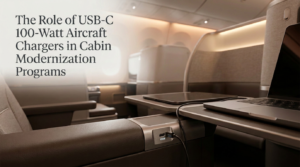 The Role of USB-C 100-Watt Aircraft Chargers in Cabin Modernization Programs
